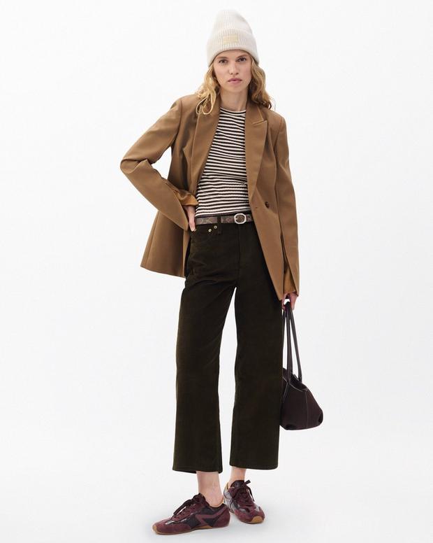 rag & bone Andi Ankle Wide-Leg Corduroy Pants