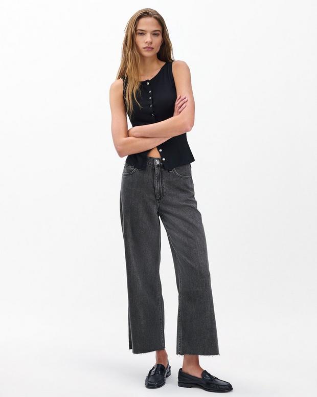 Rag & Bone Andi Ankle Wide-Leg Jeans