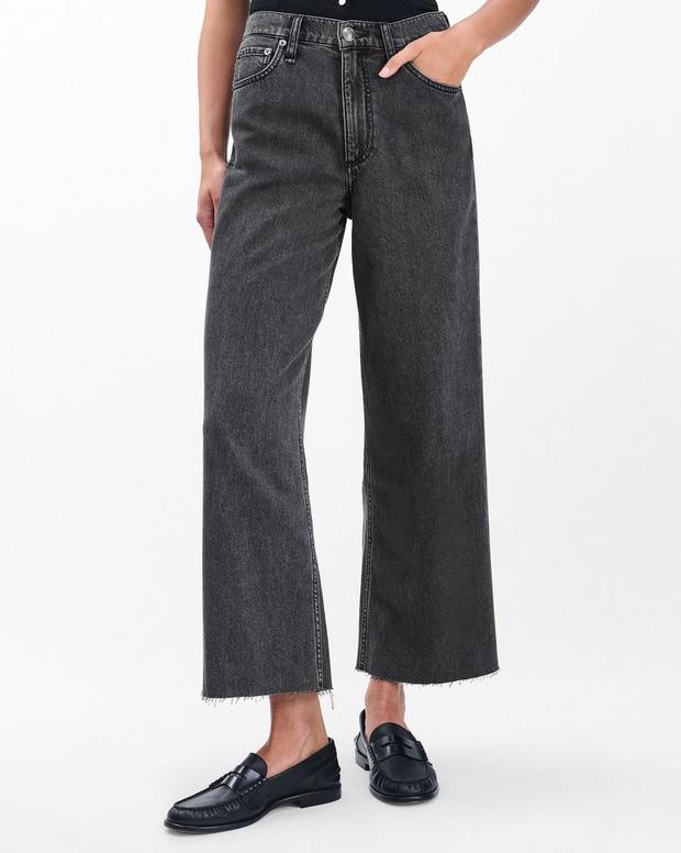 Rag & Bone Andi Ankle Wide-Leg Jeans