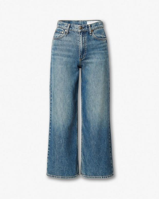 Rag & Bone Andi Ankle Wide-Leg Jeans