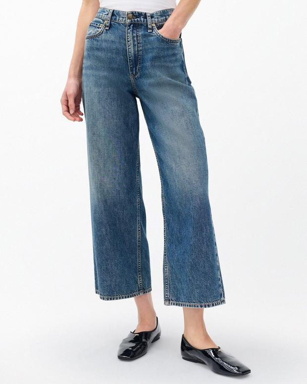 Rag & Bone Andi Ankle Wide-Leg Jeans