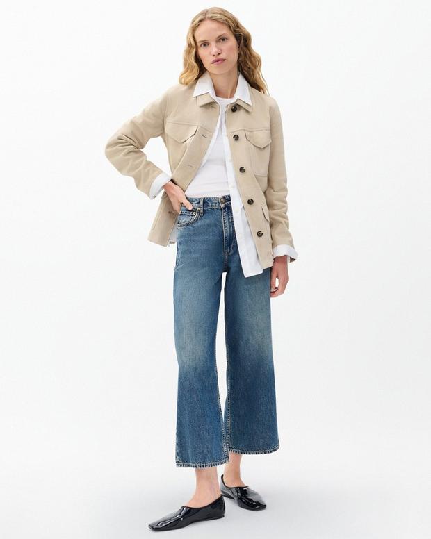 rag & bone Andi Ankle Wide-Leg Jeans