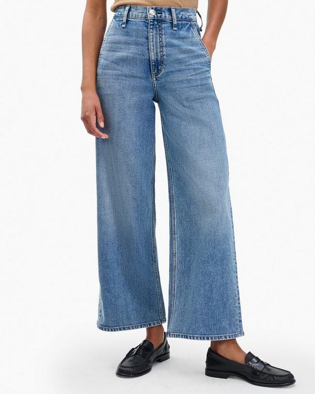 Rag & Bone Andi Ankle Wide-Leg Jeans
