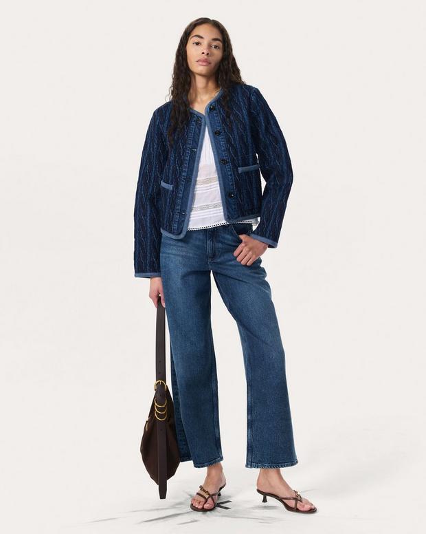 Rag & Bone Andi Ankle Wide-Leg Jeans