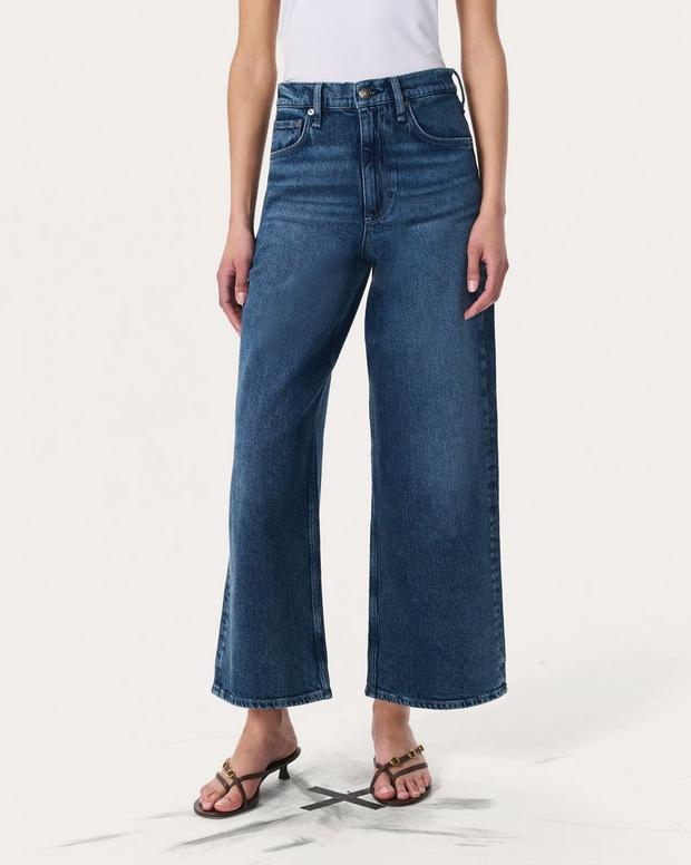 Rag & Bone Andi Ankle Wide-Leg Jeans