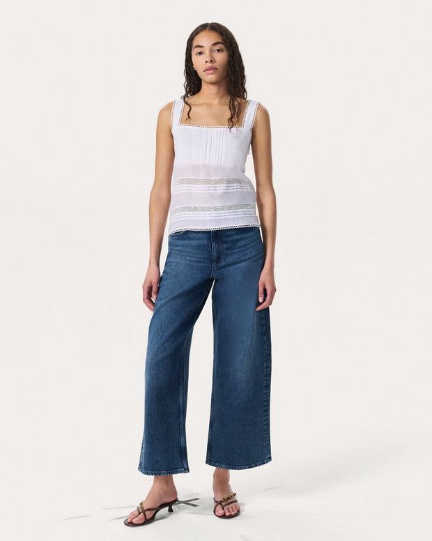 rag & bone Andi Ankle Wide-Leg Jeans