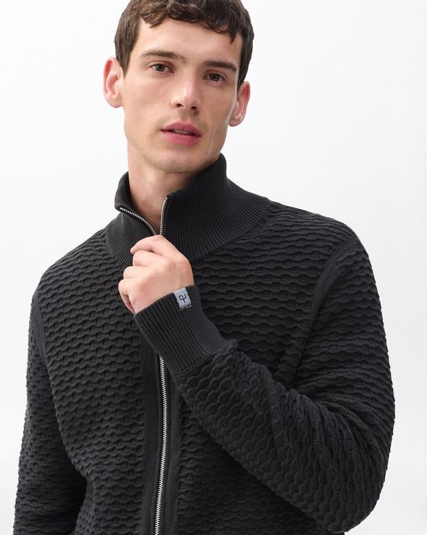 Rag & Bone Andrew Cotton Full-Zip Sweater
