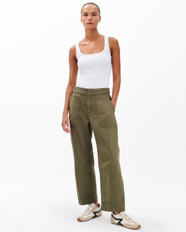 Rag & Bone Anita Cropped Cotton Pants