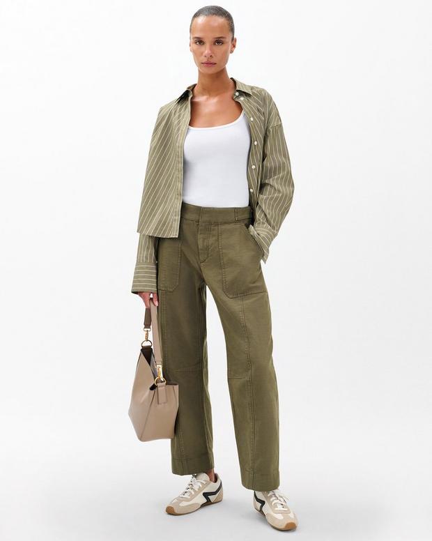 rag & bone Anita Cropped Cotton Pants