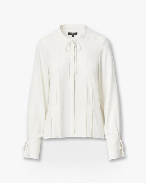 Rag & Bone Arden Pleated Blouse