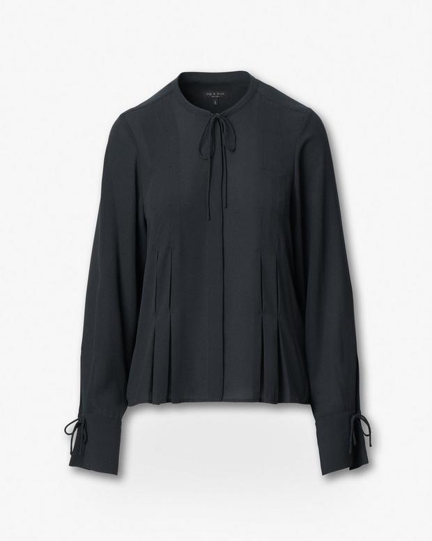 Rag & Bone Arden Pleated Blouse