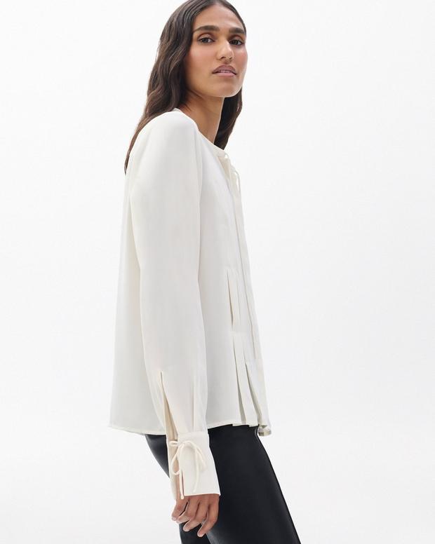 rag & bone Arden Pleated Blouse