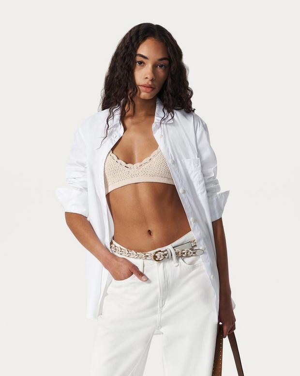 Rag & Bone Aria Leather Chain Belt