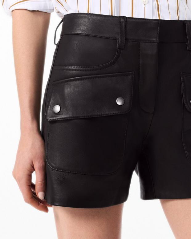 Rag & Bone Aria Leather Shorts