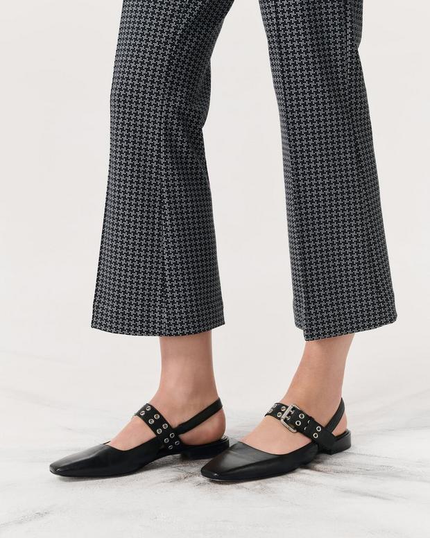 Rag & Bone Astra Leather Slingback Flats