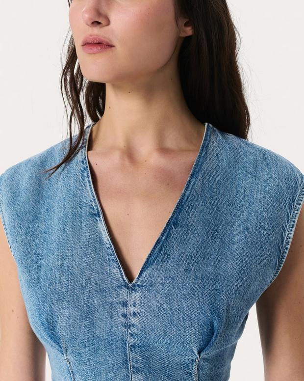 Rag & Bone Ava Denim Top