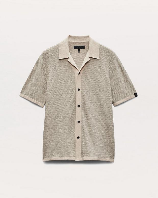Rag & Bone Avery Zig-Zag Zuma Knit Shirt