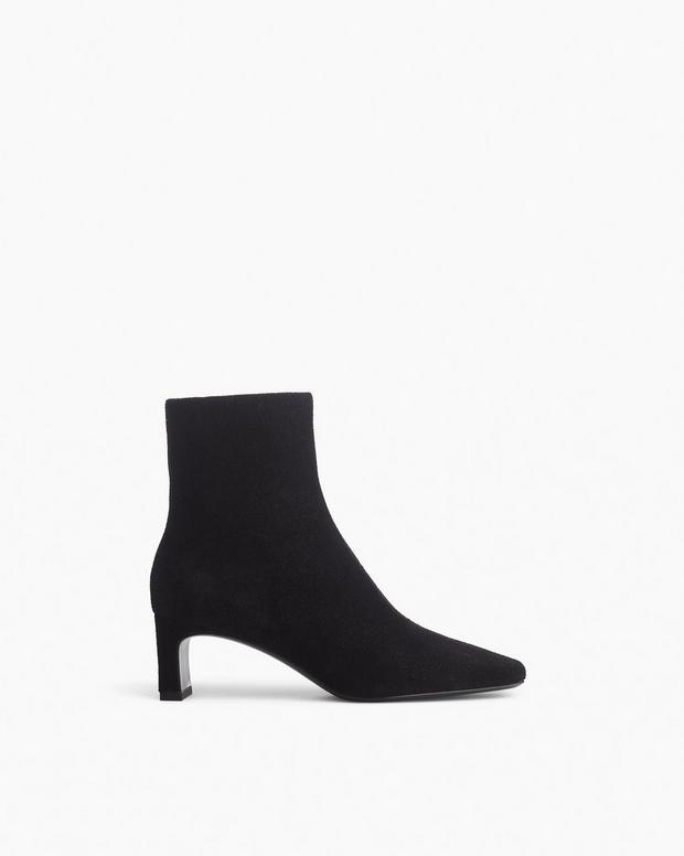 rag & bone Avery Zip Suede Ankle Boots