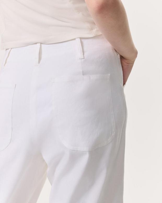 Rag & Bone Banks Ankle-Length Linen-Blend Pants