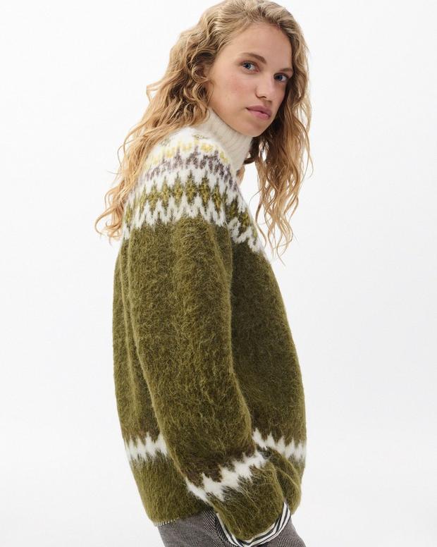Rag & Bone Beth Fair Isle Turtleneck Sweater