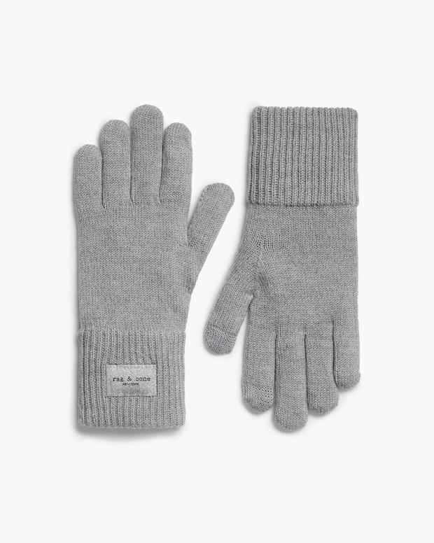 rag & bone Blake Metallic Gloves
