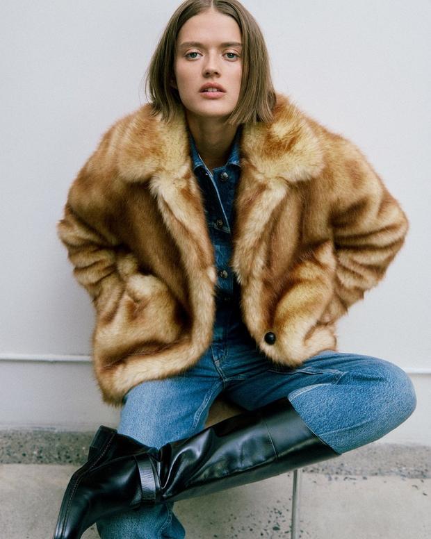 Rag & Bone Brenna Faux Fur Jacket