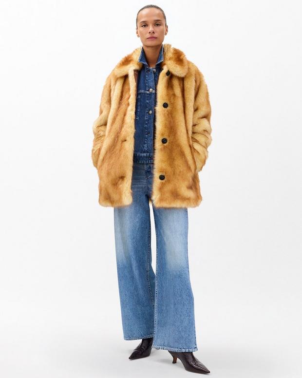 rag & bone Brenna Faux Fur Jacket