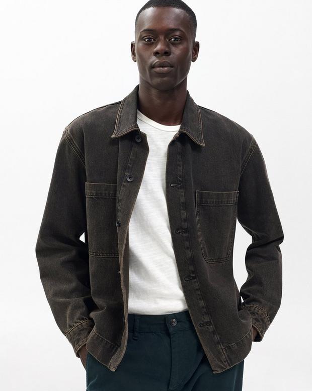 rag & bone Brooks Infuse Denim Overshirt