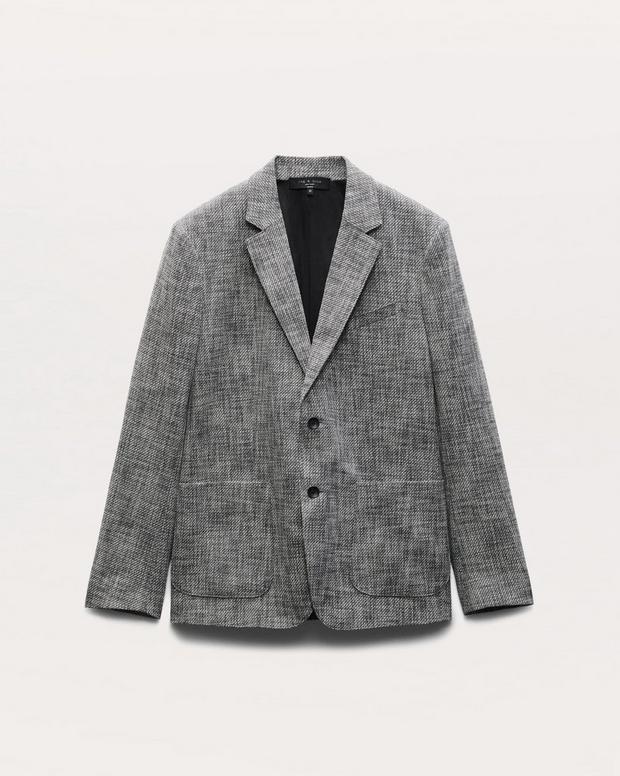 Rag & Bone Butler Italian Tweed Patch Pocket Blazer