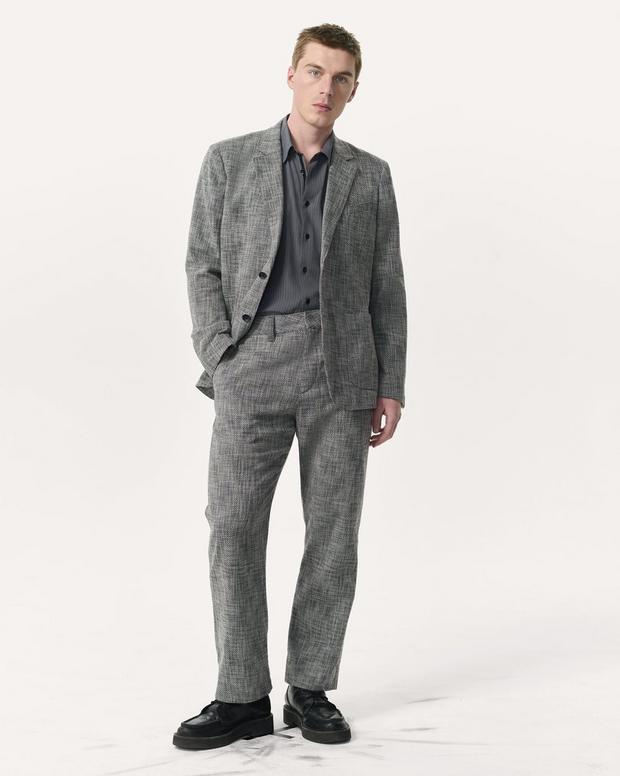 Rag & Bone Butler Italian Tweed Patch Pocket Blazer