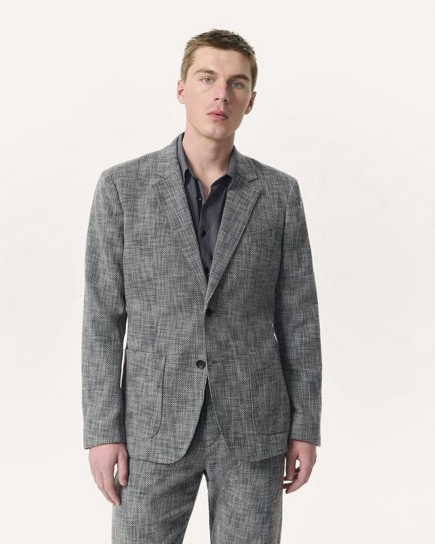 rag & bone Butler Italian Tweed Patch Pocket Blazer