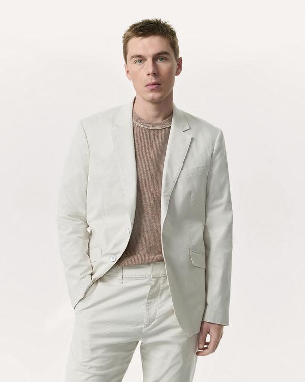 rag & bone Butler Striped Stretch Cotton Blazer