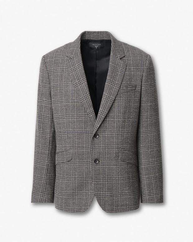 Rag & Bone Butler Wool Plaid Blazer