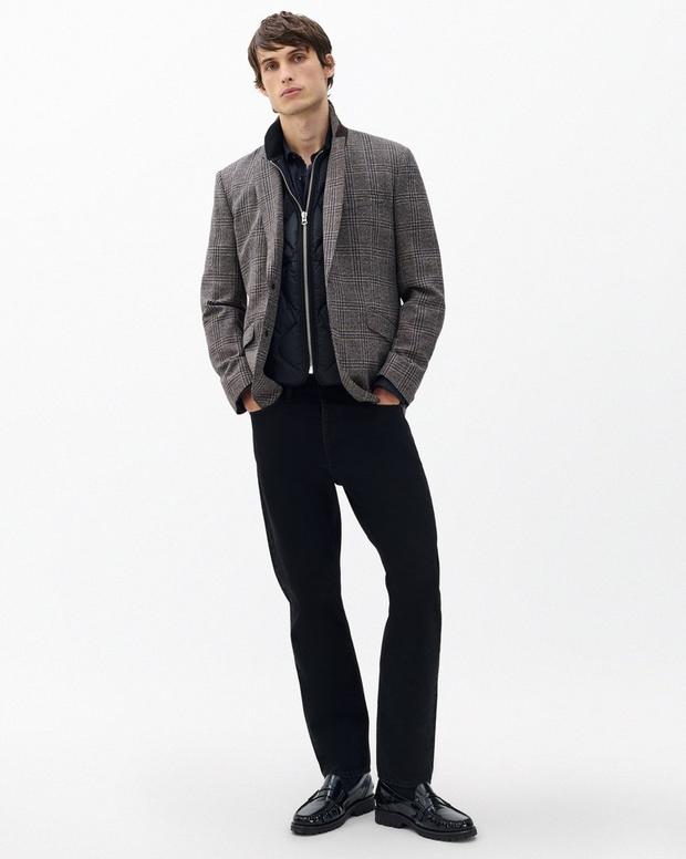 Rag & Bone Butler Wool Plaid Blazer