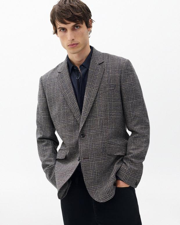 rag & bone Butler Wool Plaid Blazer