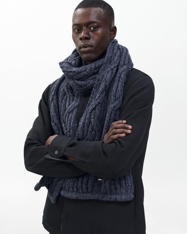 Rag & Bone Cable-Knit Scarf