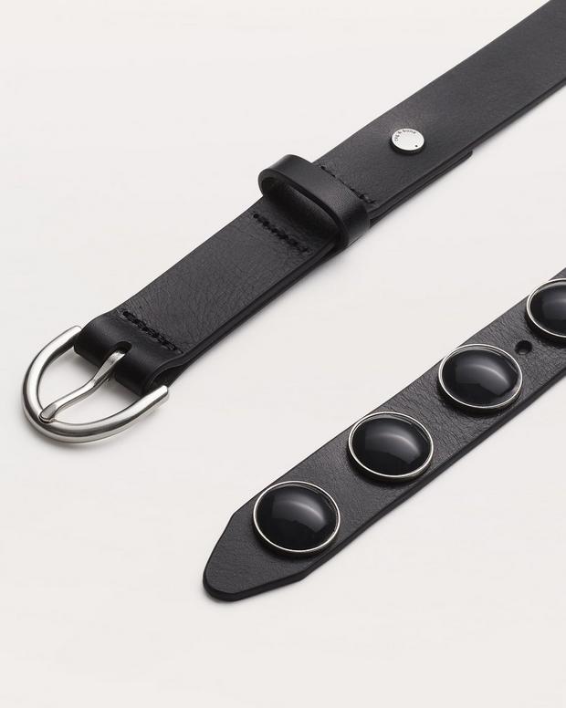 Rag & Bone Cabochon Leather Belt