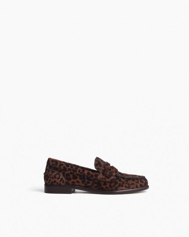 rag & bone Carter Leopard Calf Hair Loafers