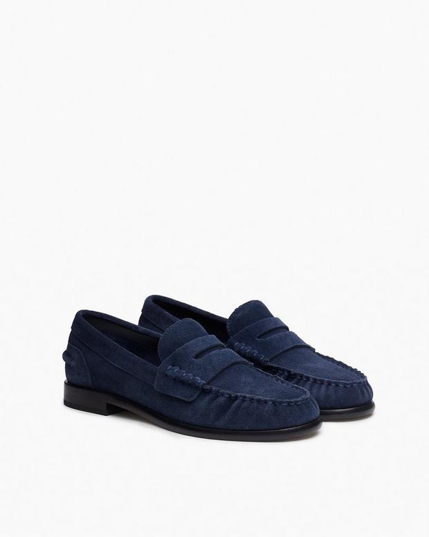 Rag & Bone Carter Suede Moccasin Loafers