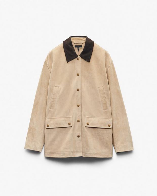 Rag & Bone Cassidy Calf Suede Jacket