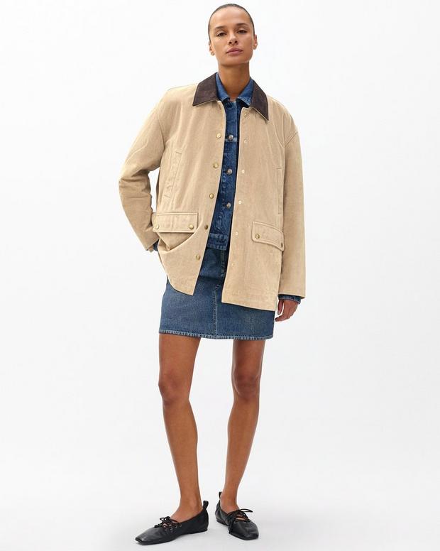 Rag & Bone Cassidy Calf Suede Jacket