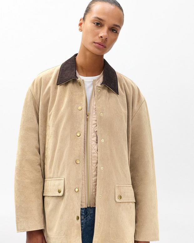 Rag & Bone Cassidy Calf Suede Jacket
