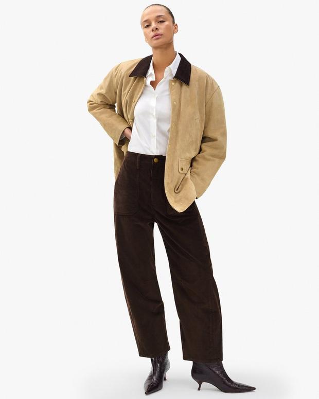 rag & bone Charlie Ankle Barrel Corduroy Pants