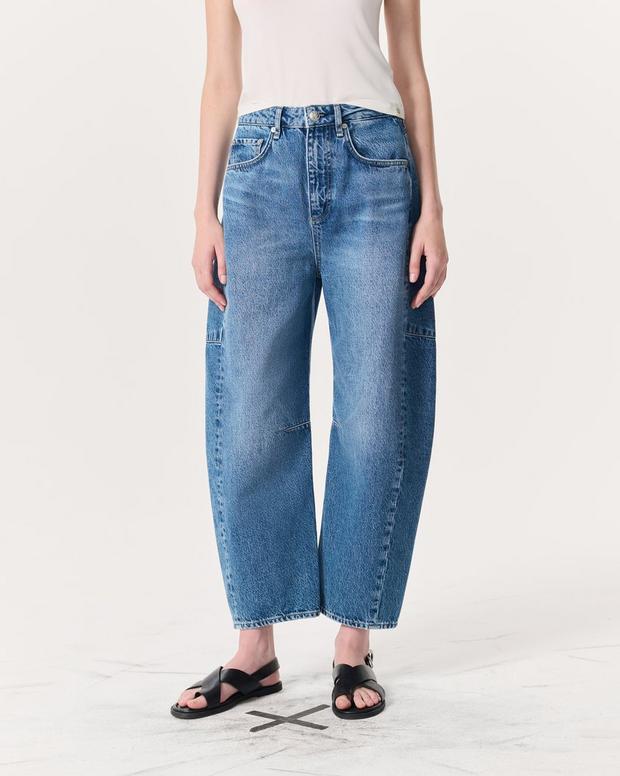Rag & Bone Charlie Ankle-Length Barrel Jeans