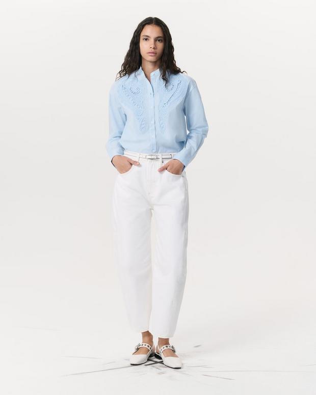 rag & bone Charlie Ankle-Length Barrel Jeans