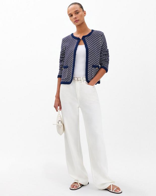 Rag & Bone Claire Striped Cardigan