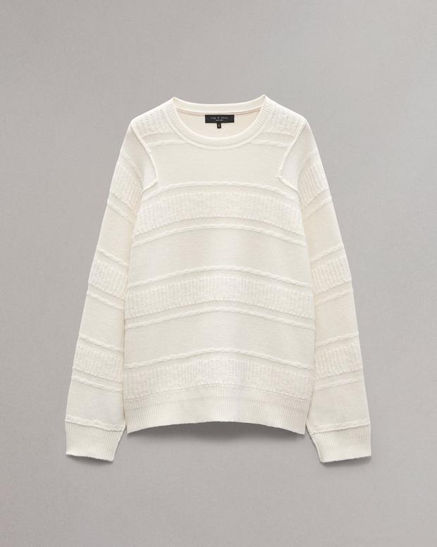 rag & bone Colton Relaxed Fit Wool-Blend Sweater