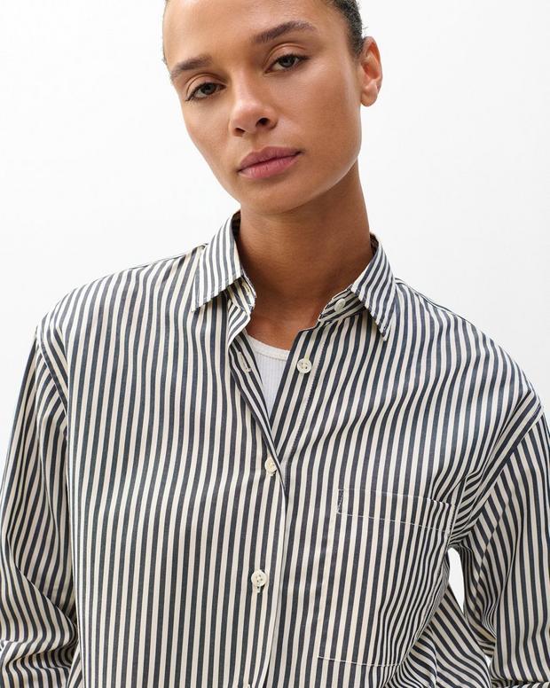 Rag & Bone Connie Striped Poplin Shirt