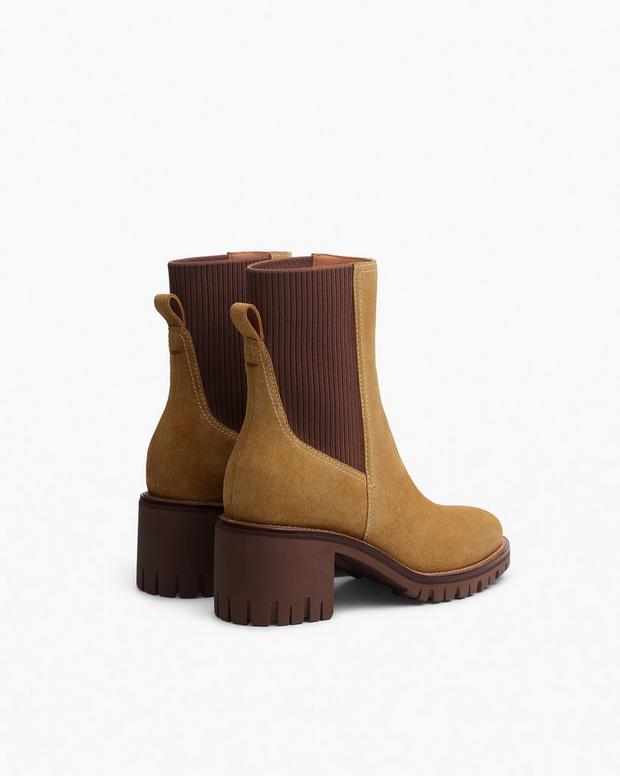 Rag & Bone Corey Heeled Suede Chelsea Boots