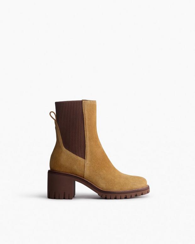 rag & bone Corey Heeled Suede Chelsea Boots